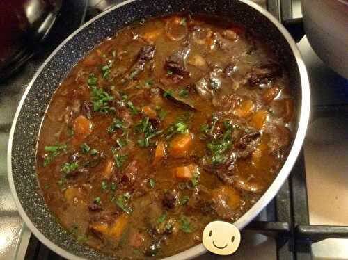 Bœuf façon bourguignon cuit au cookeo