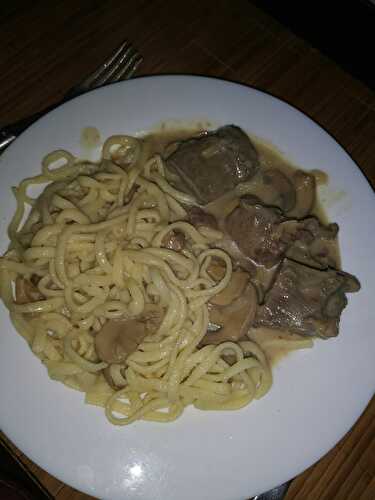 Bœuf stroganov