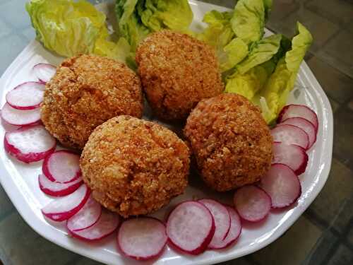 Bouchées de riz au poisson