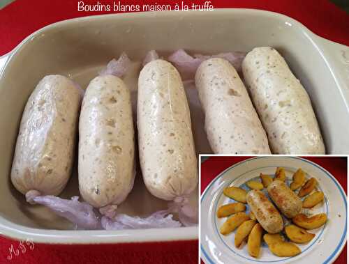 Boudins blancs maison à la truffe ou à la morille