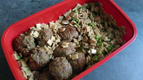 Boulettes de boeuf et crozets de Savoie façon risotto