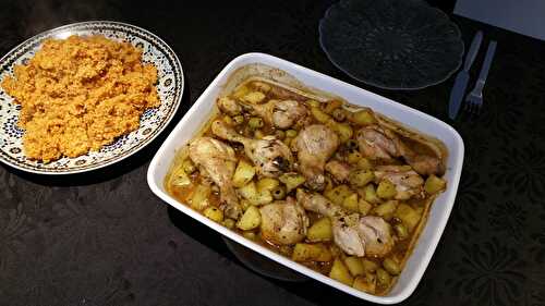 Boulgour et pilon de poulet