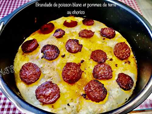 Brandade de poisson blanc et pommes de terre au chorizo