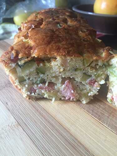 Cake courgettes / lardons avec ou sans Cookeo