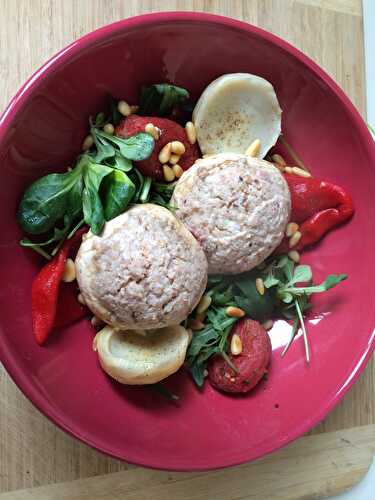 Champignons farcis au jambon et au boursin