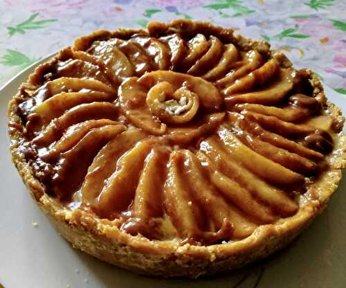 Cheesecake aux pommes et caramel aux épices