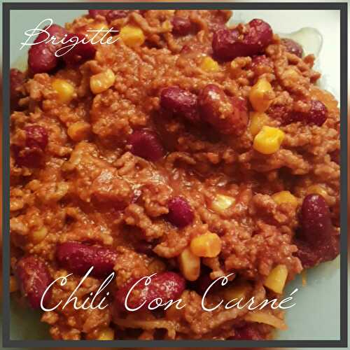 Chili Con Carne à ma façon