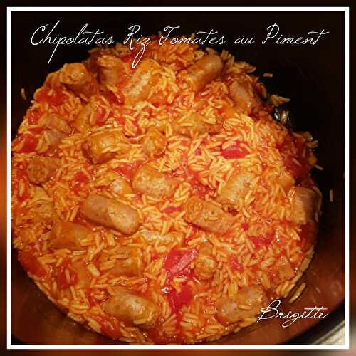 Chipolatas riz tomates au piment