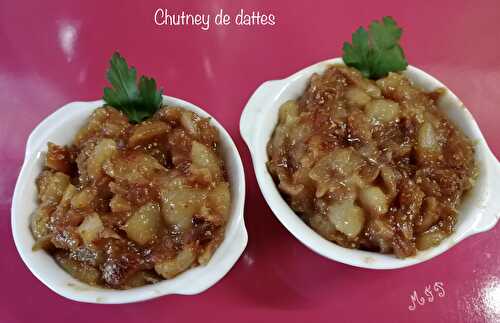 Chutney de dattes