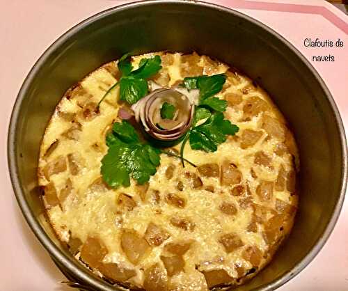 Clafoutis de navets ( chez vanda)