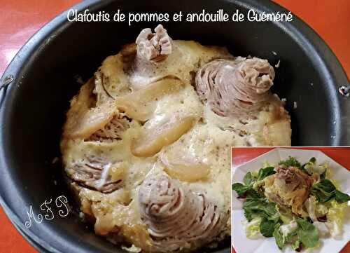 Clafoutis de pommes et andouille de Guéméné