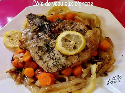 Côte de veau aux oignons