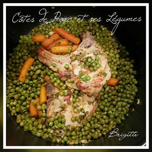 Côtes de porc et ses légumes