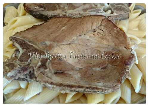 Côtes de Porc Rigatoni sauce moutarde