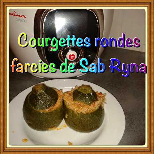 Courgette ronde farcie