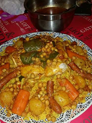 Couscous avec legumes frais