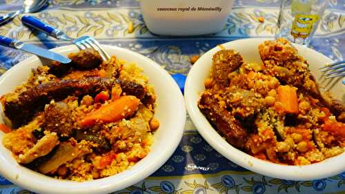 Couscous royal aux légumes frais de méméwilly