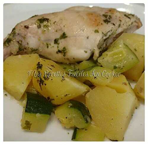 Cuisses de Lapin  Pommes de terre Courgettes