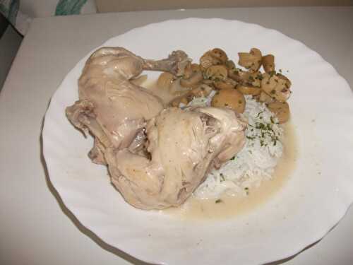 Cuisses de poulet à la crème