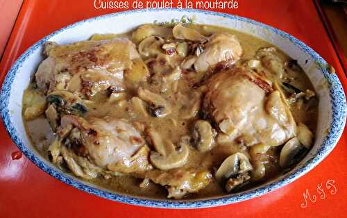 Cuisses de poulet à la moutarde