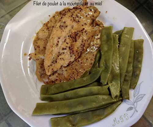 Filet de poulet à la moutarde et au miel