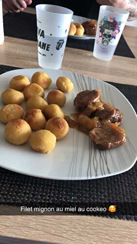 Filet mignon de porc au miel (recette WW)