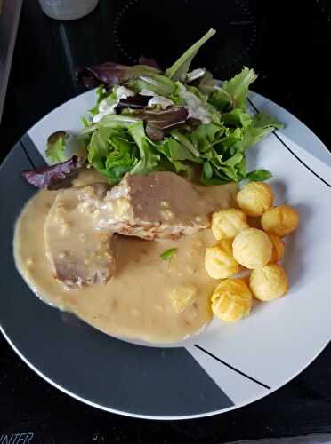 Filet mignon de porc sauce au maroille