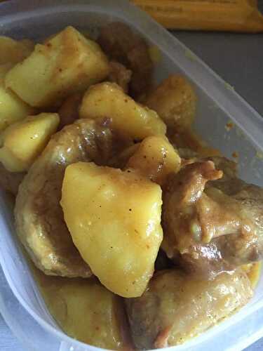Filet mignon miel, curry et ses pommes de terre