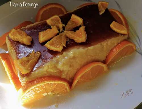 Flan à l’orange