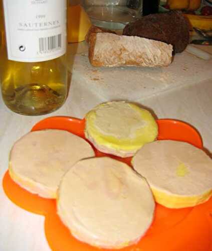 Foie gras au sauternes