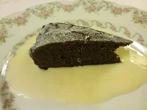 Fondant au chocolat et aux amandes