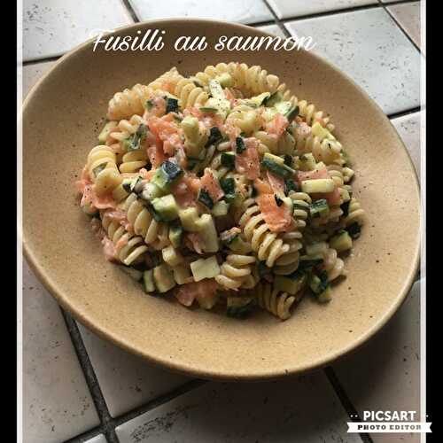 Fusilli au saumon