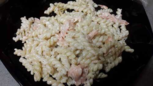 Fusilli au saumon