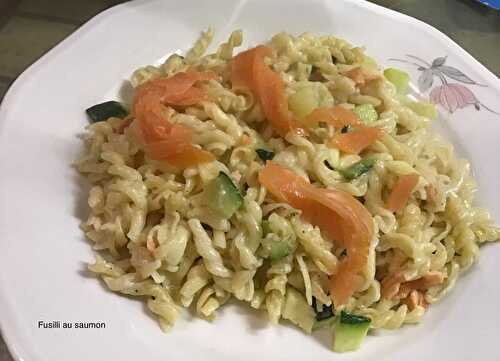 Fusilli au saumon