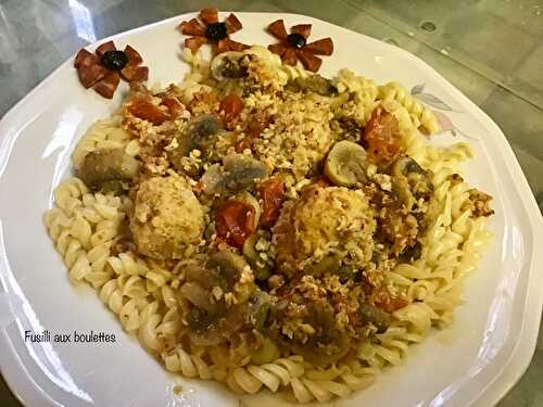 Fusilli aux boulettes poulet/chorizo WW