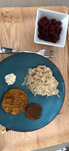 Galettes végétale tex-mex à la courge et son riz !