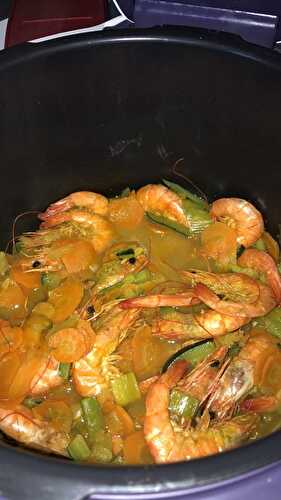 Gambas au Curry