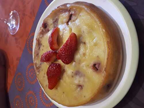 Gâteau au yaourt aux fraises