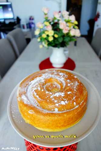 Gâteau au yaourt vanille