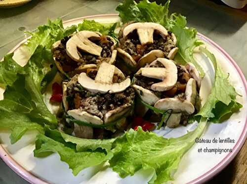 Gâteaux de lentilles et de champignons WW