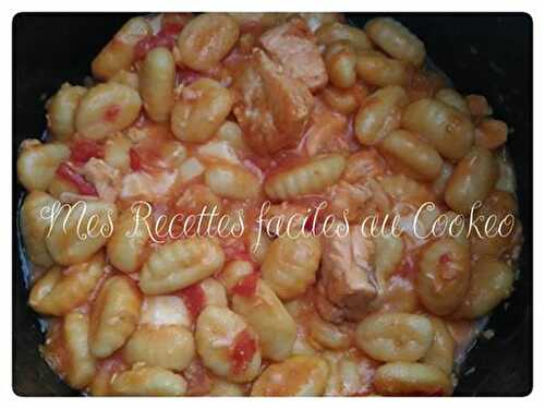 Gnocchis tomates saumon