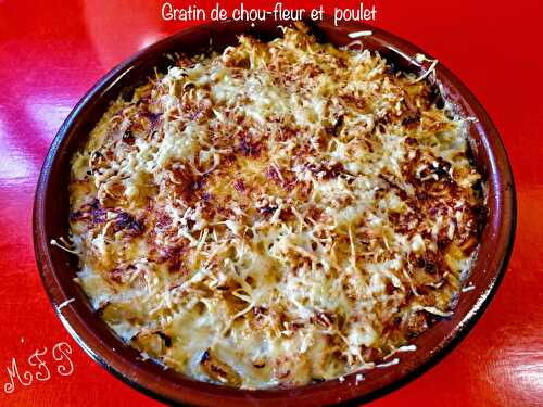 Gratin de chou-fleur et poulet