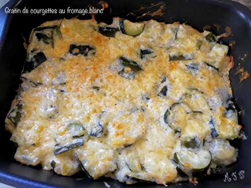 Gratin de courgettes au fromage blanc