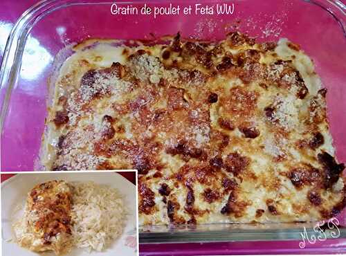 Gratin de poulet et Feta WW