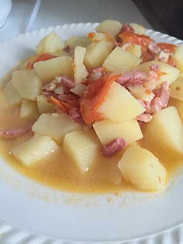 Impro au cookeo (pomme de terre, lardons)