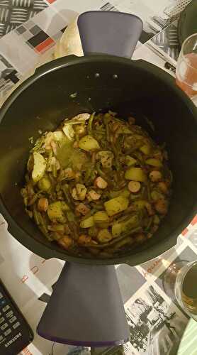 Jardinière de légumes avec lardons et saucisses