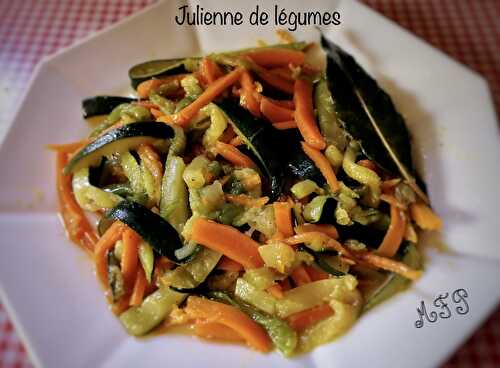 Julienne de légumes