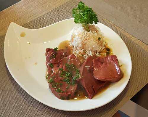 Langue de boeuf sauce madère