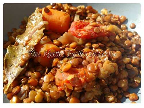 Lentilles carottes tomates