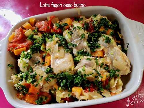 Lotte façon osso bucco